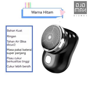 DJDMax Alat Cukur Listrik Cukur Mini untuk Pria Pisau Cukur Listrik Saku Portabel Pisau Cukur Pemangkas Jenggot Alat Cukur Listrik Portabel/Alat Cukur Kumis Jenggot Elektrik Mini Portable Trimmer/Mini Shaver Alat Cukur Jenggot Kumis Portable USB