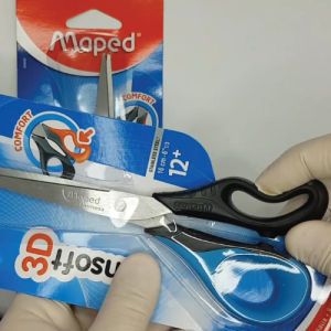 Maped Sensoft 3D Scissors 16CM with Soft Comfortable Handle & Stainless Steel Blades