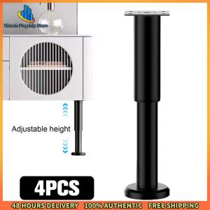 Vktech 4PCS Adjustable Height Bed Support Legs 7-11.8in/9.8-16.9in Metal Heavy Furniture Legs Bed Frame Support Legs for Bed/Cabinet/Sofa/Dresser/Couch/Table