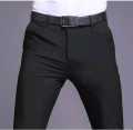 Celana Formal Pria - Celana Panjang Slimfit Hitam Bahan 27 - 38. 