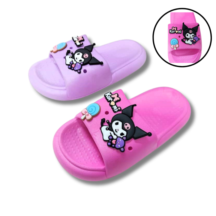 Frozen Princess Elsa Hello Kitty Pony Unicorn Girl Sandals Slide