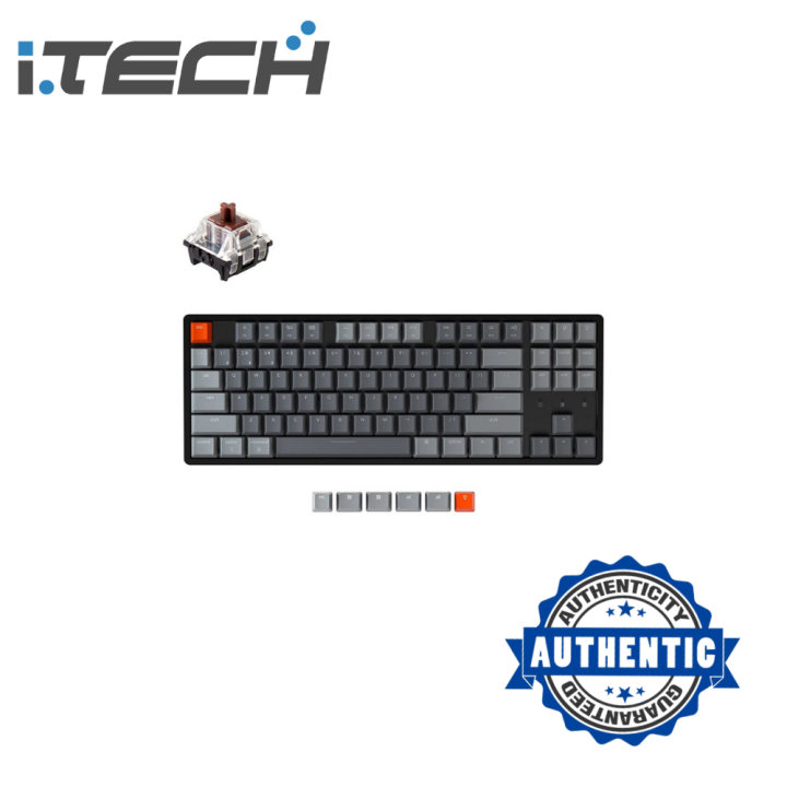 Keychron K8 87-Keys RGB Aluminum Mechanical Keyboard [K8Q3] Gateron ...
