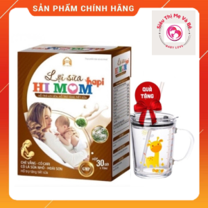 Giá si Lợi Sữa Hi Mom - ngũ nốc lợi sữa giúp tăng tiết sữa mát sữa thông tắc tuyến sữa hộp 30 gói