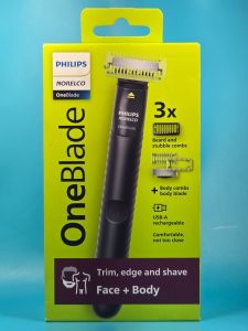 máy cạo râu Philips Norelco OneBlade 3X Trim Edge and Shave Face + Body QP1624/70