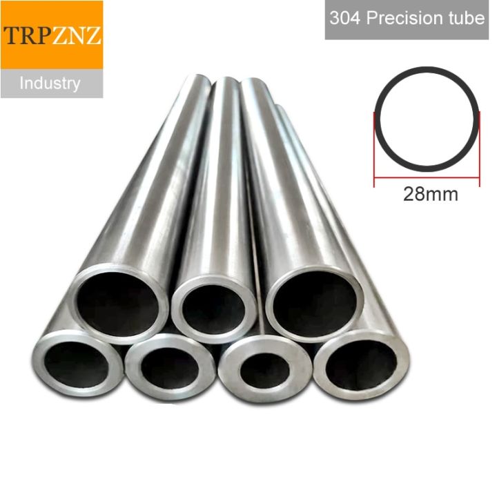 Tube Acier Inox 304 16mm X 1.5mm X 300mm - 2 Pièces - Neuf Pour Machines Industrielles