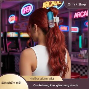 Hàng có sẵn✨ 1pcs phim hoạt hình phía sau của đầu tóc đuôi ngựa nửa Tie tóc cao cấp cá mập Clip màu chặn Thuốc trái tim y tế loạt lấy Clip