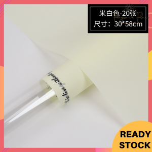 ✨New Arrival✨ 20pcs Single Transparent Flower Wrapping Paper 单只花束透明包花纸