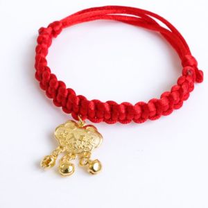 VÒNG CỔ TRUNG HOA CÓ CHARM CAO CẤP CHO THÚ CƯNG SIÊU XINH MÀU ĐỎ