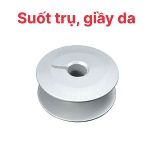 Suốt TRỤ GIẦY DA ổ nhỏ xẻ rãnh cạnh vát đường kính 2.2cm. cao 0.9cm dùng cho máy may công