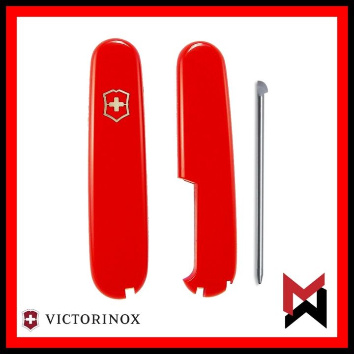 Victorinox RED 91mm Scale / Handle / Pen Front Back / 1 2 Slots