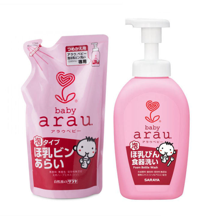 Nước Rửa Bình Arau Baby 500ml Nhật Bản