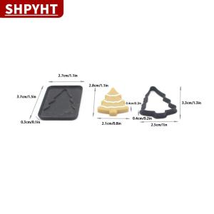 [COD] SHPYHT TOY 3PCS 1 12 Scale Miniature Human Gingerbread Man Christmas Baking Dollhouse Mini Cookie Mold Pretend Kitchen Food Toy