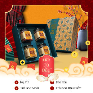 Set Quà Tết Quà tặng Tết Saffron Cao Cấp Saffron nhụy hoa nghệ tây ngâm mật ong ngủ ngon Beebeauty chính hãng