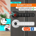 ล็อคดิจิตอล ลูกบิดประตูดิจิตอล สมาร์ทล็อค ล็อคลายนิ้วมือ Smart lock ล็อคประตูสวิง Digital Door lock กลอนประตูดิจิตอล ลายนิ้วมือ / รหัสผ่าน. 