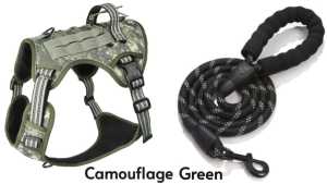 [Stock Ready] Durable dog Harness TacVer Medium Big Pet adjustable Comfortable Walking狗狗牵引绳 宠物胸背带