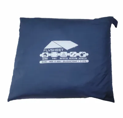 Flysheet Bushcraft Tent Ukuran 2x3 3x3 3x4 3x6 4x6 Meter Tarp Tent Atau Cover Tenda darurat