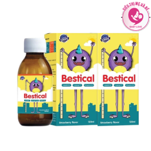 Combo 2 hộp Bestical bổ sung canxi và vitamin d3k2 giúp tăng chiều cao cho bé chai 120ml