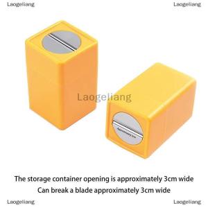 [COD] Laogeliang ภาชนะสำหรับกำจัดใบมีดแบบมืออาชีพกล่องเก็บใบมีดที่เสียหายอุปกรณ์ตัดสติกเกอร์ฟิล์มย้อมสีแบบมืออาชีพ