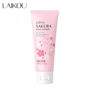 LAIKOU Japan Sakura Deep Hydrating Body Lotion Smooth Skin Reduce Dullness Body Cream 80g