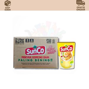 Sunco Minyak Goreng Bebas Kolesterol 2 Liter - Karton 6 Pcs