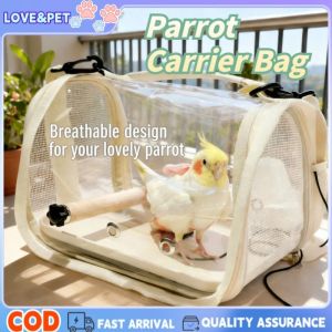 Parrots Carrier Portable Breathable Outing Bag Parrots Shoulder Bag Conure Handheld Bird Cage