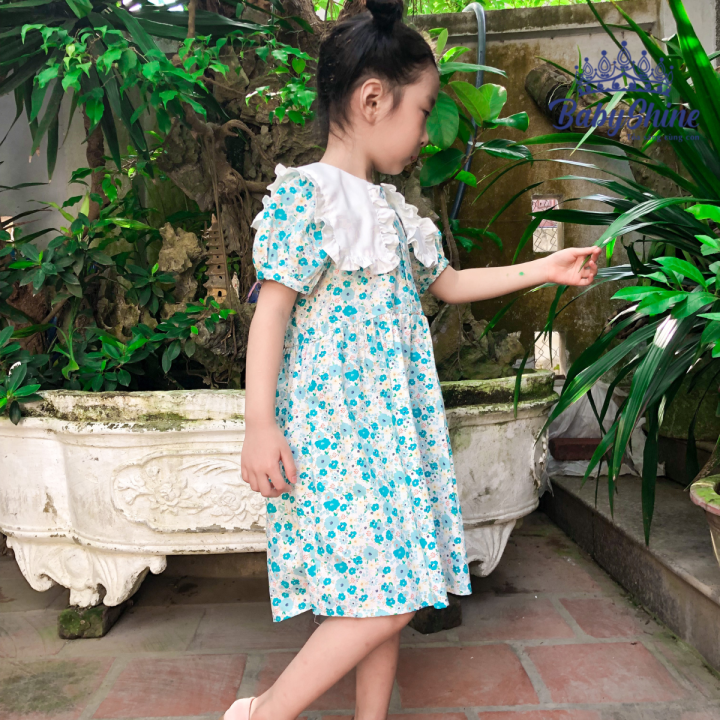 Quần áo trẻ em cô gái váy váy mùa hè trẻ em hải quân váy 01-3 tuổi trẻ em  bé mùa hè ăn mặc | Nghiện Shopping | Đặt hàng siêu tốc -