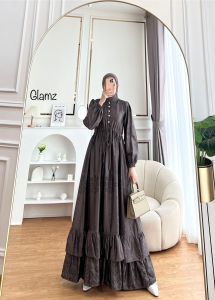 Zahira1808 Aulia 7 Gamis Bahan ArmaniSilk Import Gamis Murah Trendi Baju Syari Muslim Wanita Ibu Terlaris Baju Pesta Adem Nyaman Di Pakai Real pict Orii GLZ