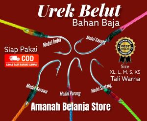 Pancing Belut Baja Murah Urek Sidat Sawah Kail Baja Anti Karat Tajam Tali Kuat Berwarna Model Bervariasi Urekan Siap Pakai Terlaris