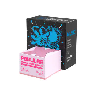 Loa Bluetooth Mini Di Động Công Suất 3W Thiết Kế Mới Đẹp Mắt Gọn Nhẹ Khung Kim Loại Cứng Cáp Vỏ Nhựa ABS Tặng Cáp Sạc