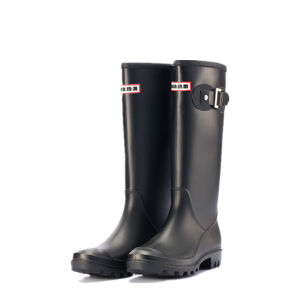 XueChur Women Rubber Rainboots Womens Rain Boots Waterproof Matte Knee-High Wellies Wellington Boots for Garden Work Boots