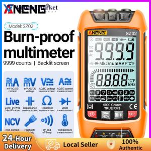 【Vodool】 ANENG 9999 Counts NCV Digital Multimeter True RMS Handheld Smart Digital Multimeter DC AC Voltage Current Resistance Frequency with LED Lights