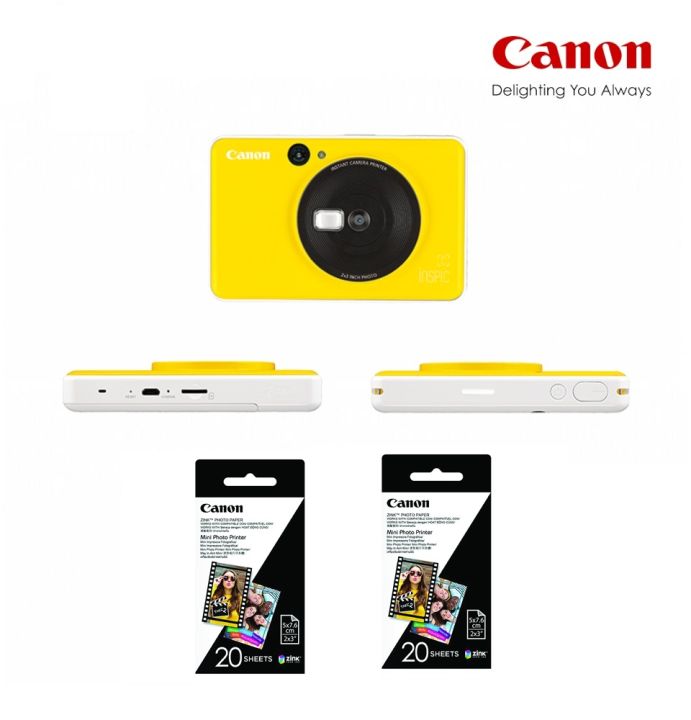 Canon iNSPiC CV-123A Mini Photo Printer Instant Shoot-And-Print