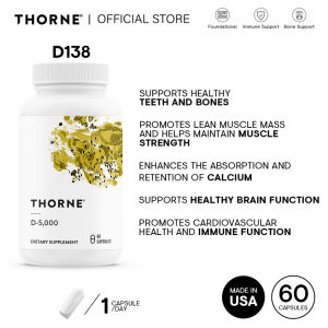 Thorne Vitamin D-5000 60 Capsules
