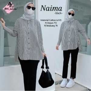 PROMO COD Baju Atasan Perempuan Dewasa Naima Motif Polos Set Ti Amo Fashion Store