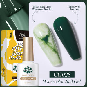 BORN PRETTY 10ML Watercolor Gel Nail UV LED Marble Nails Semi Permanent Soak Off Gel Polish Nail Art Gel Varnish DIY