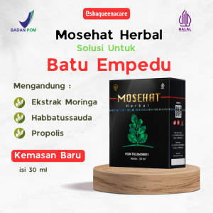 Mosehat Obat Batu Empedu Herbal Alami Tanpa Operasi BPOM Halal 100 % Original Berkhasiat