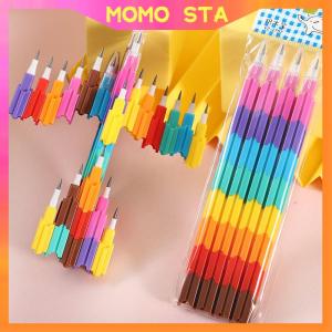 MOMO Rainbow-Colored No Sharpening Pencil Kids Gift Childrens Stationery