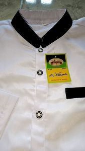 setelan baju koko jasko anak laki-laki warna putih umur 6-8 th