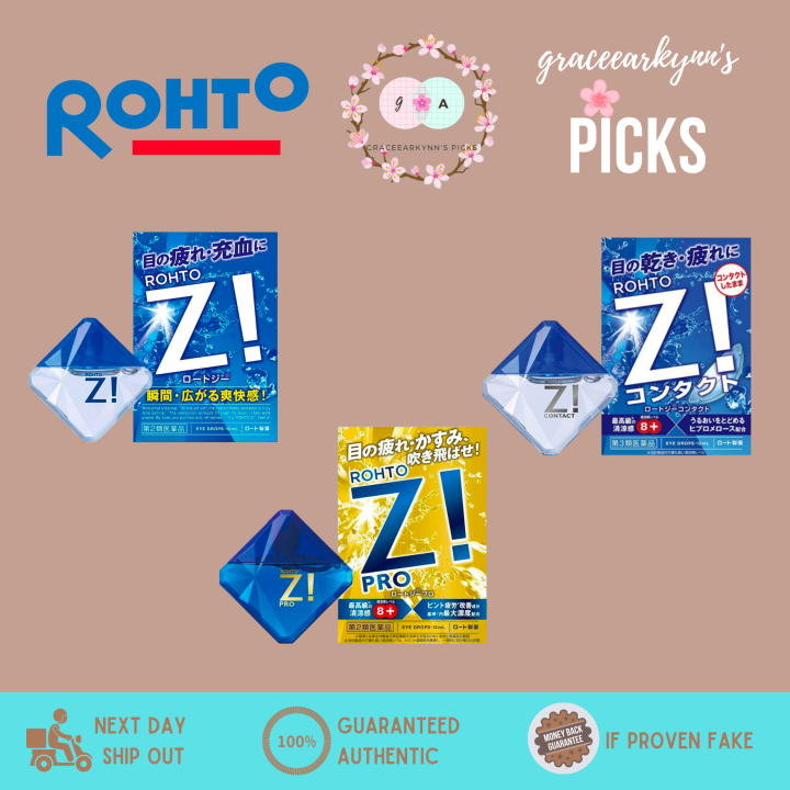 Rohto Z! Eyedrops Regular Contact Pro Lazada PH