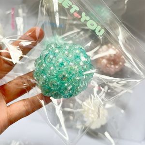 MIRELAE Super Soft Squishy Balls Textured Memory Gel Fidget Toys Fashion Moldable Stress Relief Toy Calming Toys