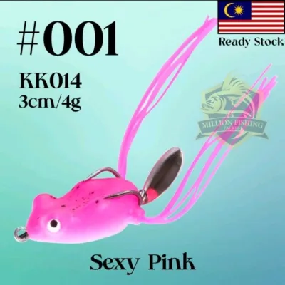 【Combo Set 004】Thai Soft Frog dan Tackle Box Umpan katak casting haruan Gewang Katak Jump Frog Mini