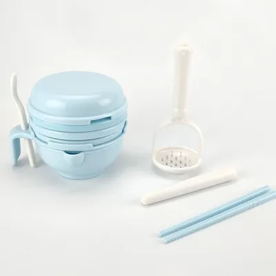 HIPPO LAND LITTLE KUMA Baby Food Maker Grinding Bowl Alat Pembuat Makanan Bayi Anak 9pcs 168