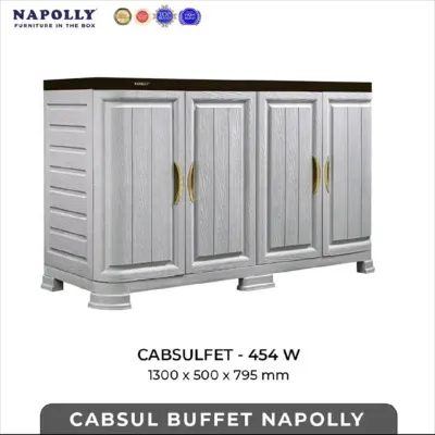 NAPOLLY LEMARI BUFFET 454 WOOD CABSULFET-454 P.WOOD