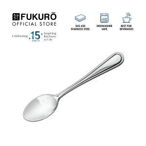 Fukuro Mizu Stainless Steel Tea Spoon (3 Pcs) / Dinner Utensils Cutlery / Sudu Teh