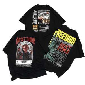 Kaos T-Shirt Pria Wanita Polos Lengan Pendek Cotton Combed 30s Nyaman Adem Casual Harian