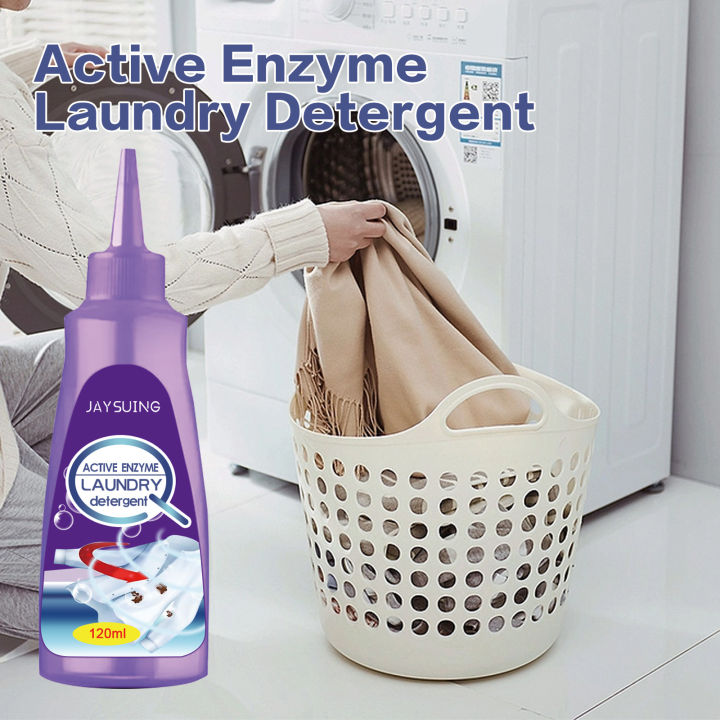 Active enzyme laundry detergent multipurpose cleaner blood stains clean clothes stains laundry