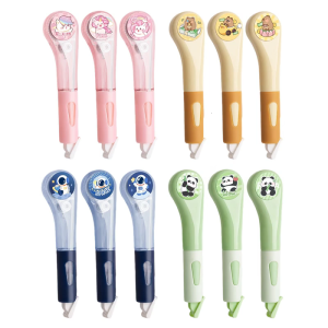 3 cái Băng chỉnh sửa Con lăn 6mx 5 mét nhanh khô trắng ra Băng chỉnh sửa S tổng cộng 18M để viết đồ dùng trường học và văn phòng