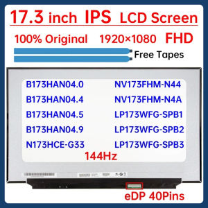 17.3" 144Hz Laptop LCD Screen N173HCE G33 N173HCE-G33 B173HAN04.4 For Lenovo Legion 5-17ACH6H 5-17ITH6H Display Matrix Panel FHD