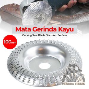 MATA GERGAJI GRINDA PARUT UKIR ES 85MM / 100MM GRINDA UKIR KAYU / ES 4" WOOD CARVING DISC 10cm