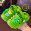 High Heels Big Kids Slippers Cute Dinosaur Cartoon Dress Up Shoes Boys Girls Soft Floor Wear Casual Childrens sandals girls for boys. 